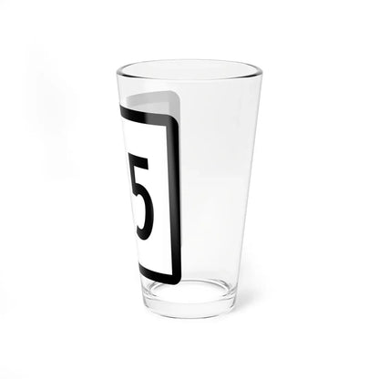 Connecticut Highway 135 (Connecticut) (Road Sign) Pint Glass 16oz - Go Mug Yourself