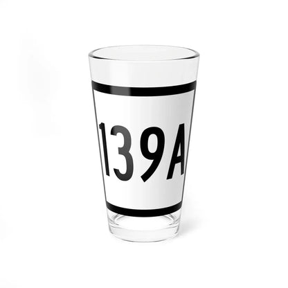 Connecticut Highway 139A (Connecticut) (Road Sign) Pint Glass 16oz 16oz - Go Mug Yourself