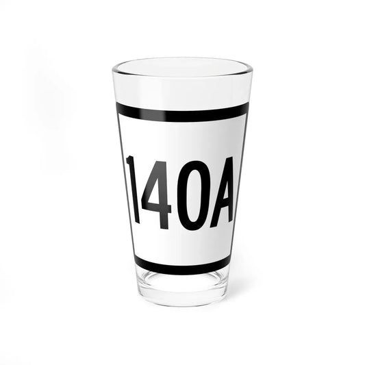 Connecticut Highway 140A (Connecticut) (Road Sign) Pint Glass 16oz 16oz - Go Mug Yourself