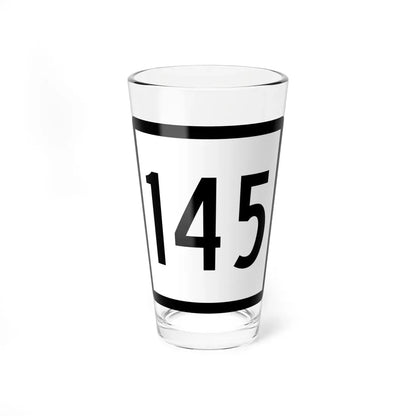 Connecticut Highway 145 (Connecticut) (Road Sign) Pint Glass 16oz 16oz - Go Mug Yourself