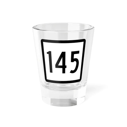 Connecticut Highway 145 (Connecticut) (Road Sign) Shot Glass 1.5oz 1.5oz - Go Mug Yourself