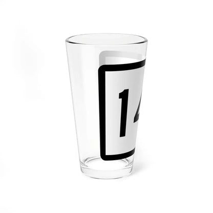 Connecticut Highway 147 wide (Connecticut) (Road Sign) Pint Glass 16oz - Go Mug Yourself