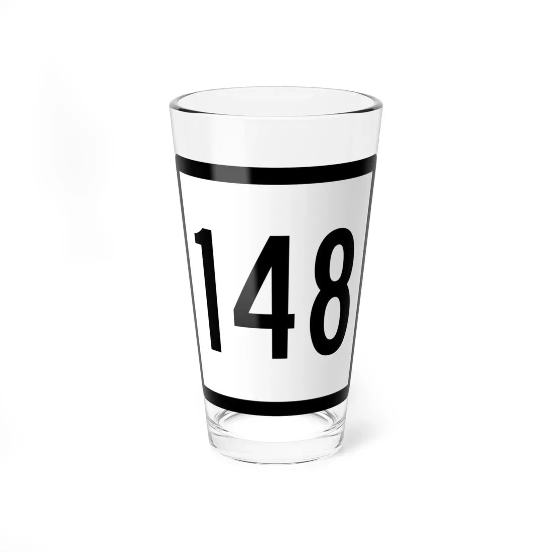 Connecticut Highway 148 (Connecticut) (Road Sign) Pint Glass 16oz 16oz - Go Mug Yourself