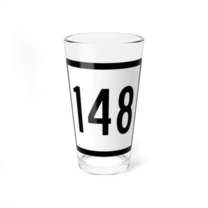 Connecticut Highway 148 (Connecticut) (Road Sign) Pint Glass 16oz 16oz - Go Mug Yourself