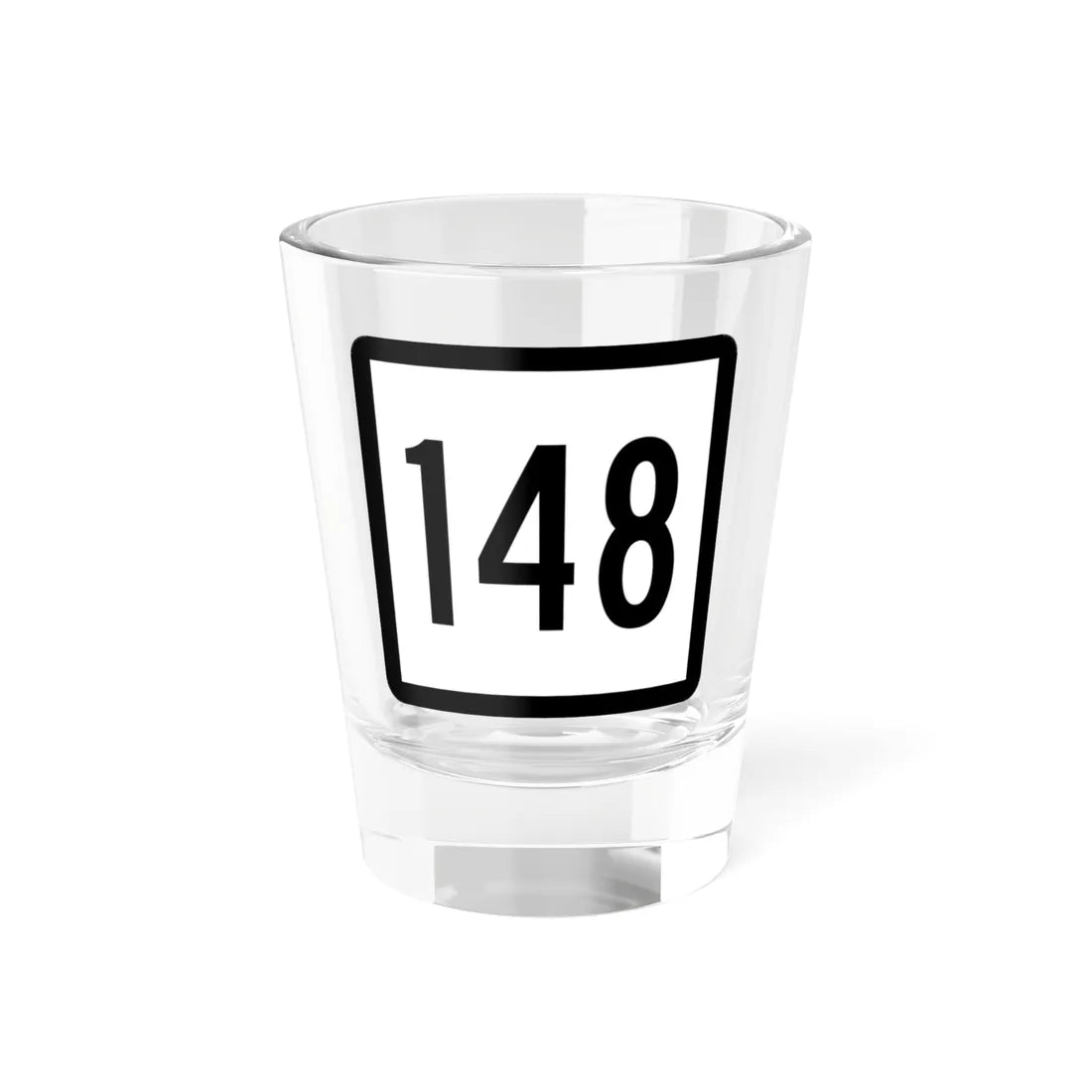 Connecticut Highway 148 (Connecticut) (Road Sign) Shot Glass 1.5oz 1.5oz - Go Mug Yourself
