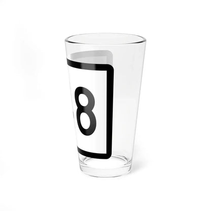 Connecticut Highway 148 wide (Connecticut) (Road Sign) Pint Glass 16oz - Go Mug Yourself