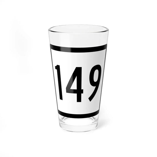 Connecticut Highway 149 (Connecticut) (Road Sign) Pint Glass 16oz 16oz - Go Mug Yourself