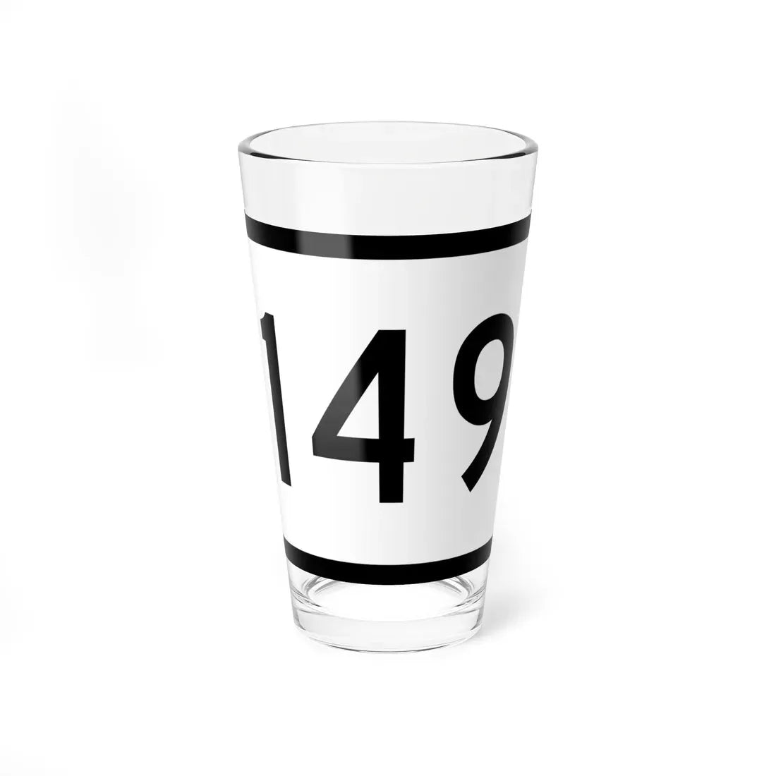 Connecticut Highway 149 wide (Connecticut) (Road Sign) Pint Glass 16oz 16oz - Go Mug Yourself