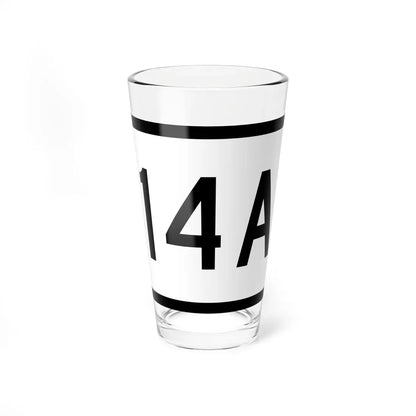 Connecticut Highway 14A wide (Connecticut) (Road Sign) Pint Glass 16oz 16oz - Go Mug Yourself
