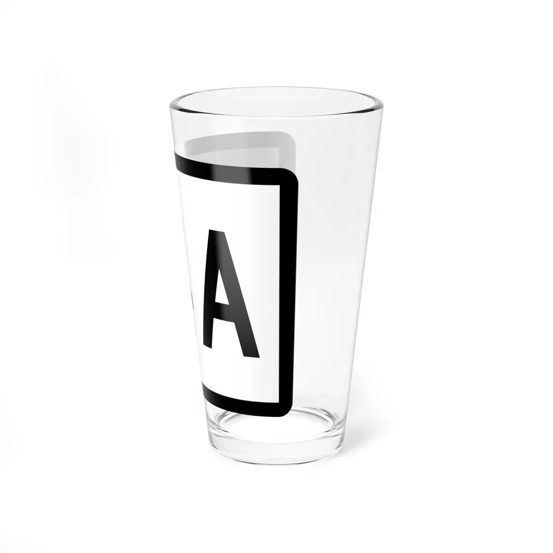 Connecticut Highway 14A wide (Connecticut) (Road Sign) Pint Glass 16oz - Go Mug Yourself