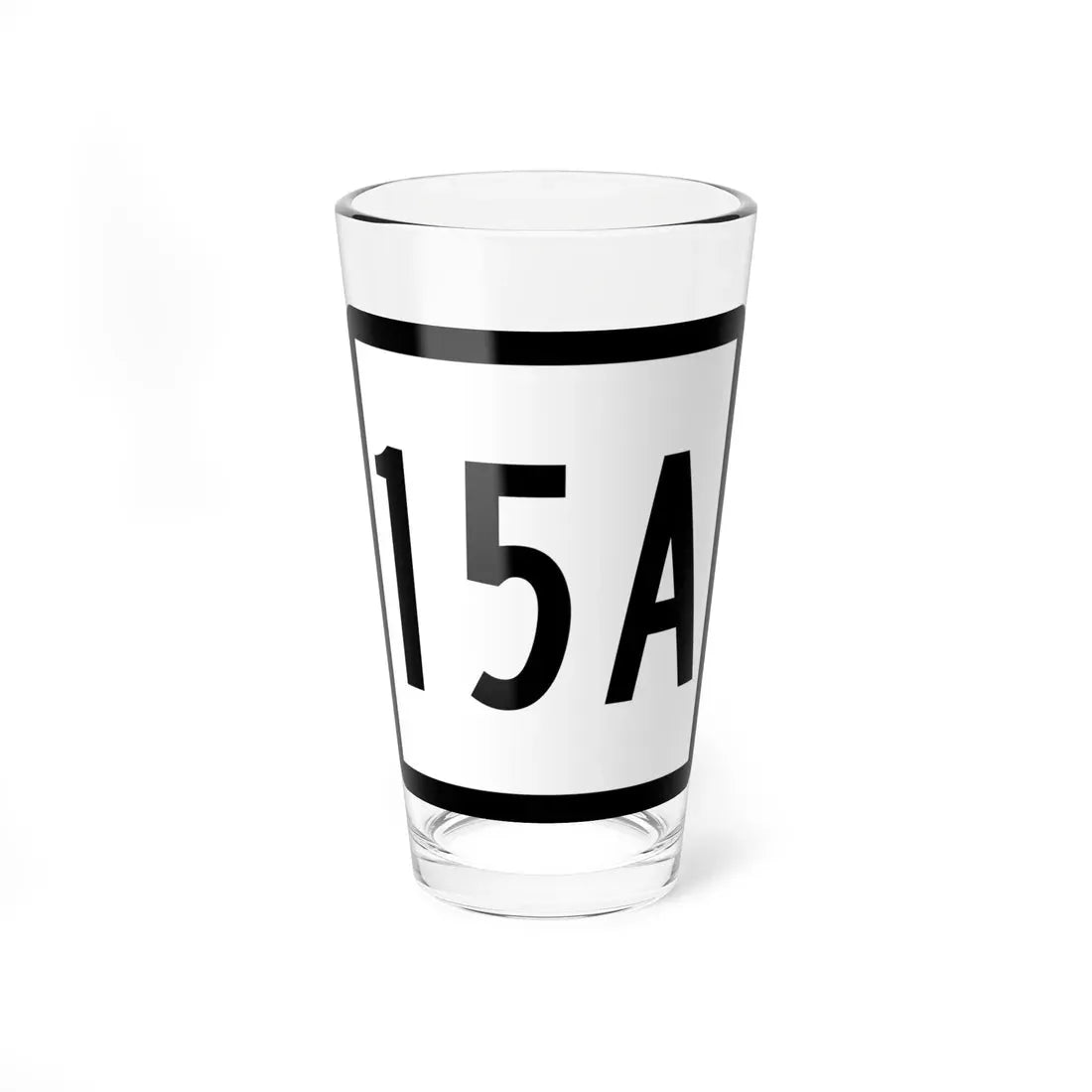 Connecticut Highway 15A (Connecticut) (Road Sign) Pint Glass 16oz 16oz - Go Mug Yourself