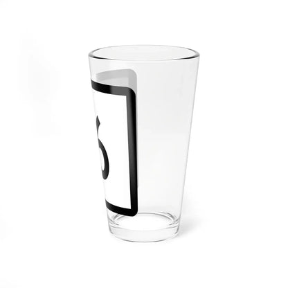 Connecticut Highway 16 (Connecticut) (Road Sign) Pint Glass 16oz - Go Mug Yourself