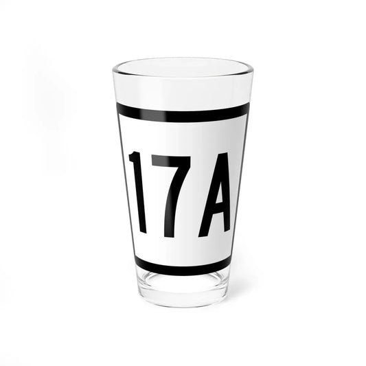 Connecticut Highway 17A (Connecticut) (Road Sign) Pint Glass 16oz 16oz - Go Mug Yourself