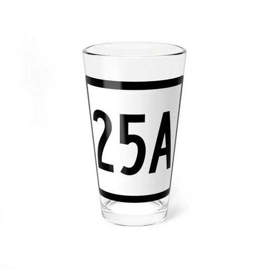 Connecticut Highway 25A (Connecticut) (Road Sign) Pint Glass 16oz 16oz - Go Mug Yourself