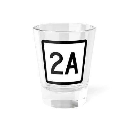 Connecticut Highway 2A (Connecticut) (Road Sign) Shot Glass 1.5oz 1.5oz - Go Mug Yourself
