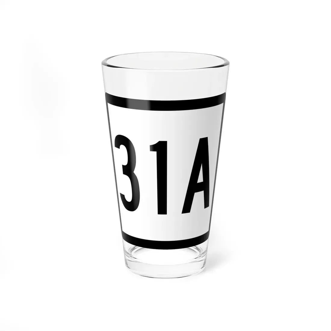Connecticut Highway 31A (Connecticut) (Road Sign) Pint Glass 16oz 16oz - Go Mug Yourself