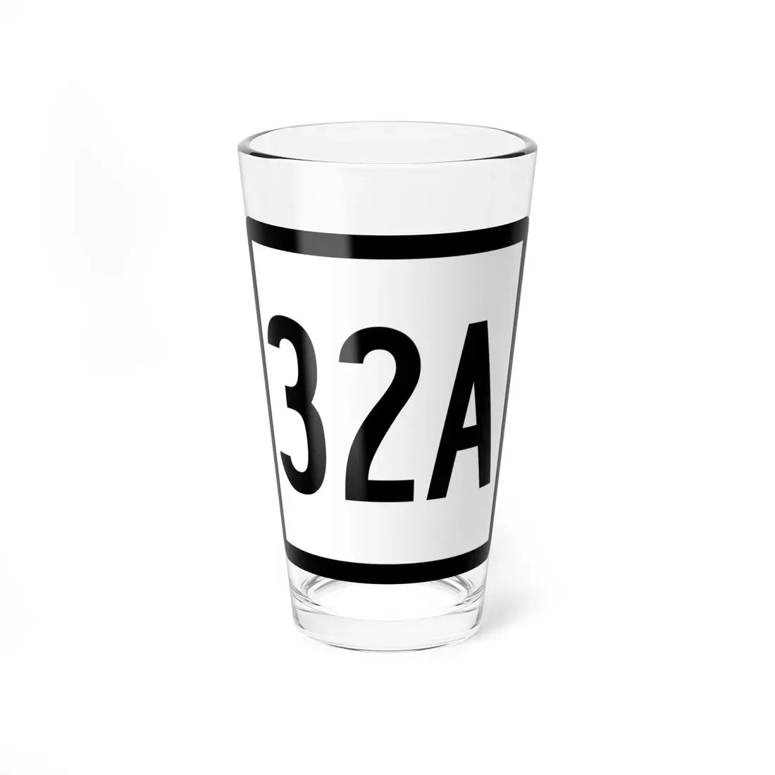 Connecticut Highway 32A (Connecticut) (Road Sign) Pint Glass 16oz 16oz - Go Mug Yourself