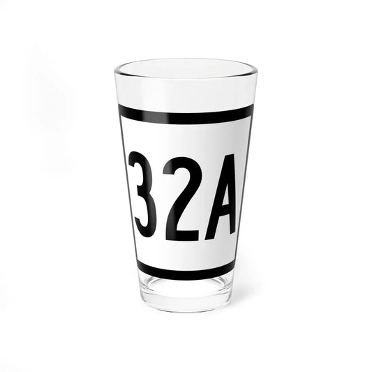 Connecticut Highway 32A (Connecticut) (Road Sign) Pint Glass 16oz 16oz - Go Mug Yourself