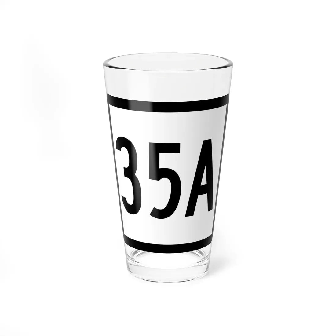 Connecticut Highway 35A (Connecticut) (Road Sign) Pint Glass 16oz 16oz - Go Mug Yourself