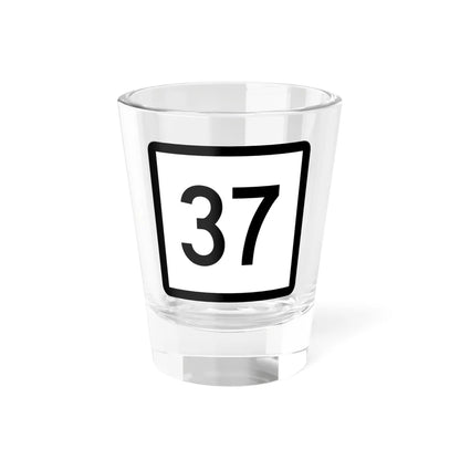 Connecticut Highway 37 (Connecticut) (Road Sign) Shot Glass 1.5oz 1.5oz - Go Mug Yourself