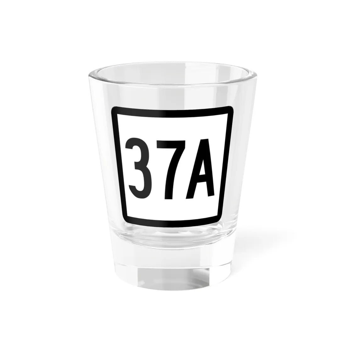 Connecticut Highway 37A (Connecticut) (Road Sign) Shot Glass 1.5oz 1.5oz - Go Mug Yourself