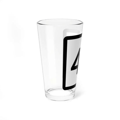 Connecticut Highway 45 (Connecticut) (Road Sign) Pint Glass 16oz - Go Mug Yourself