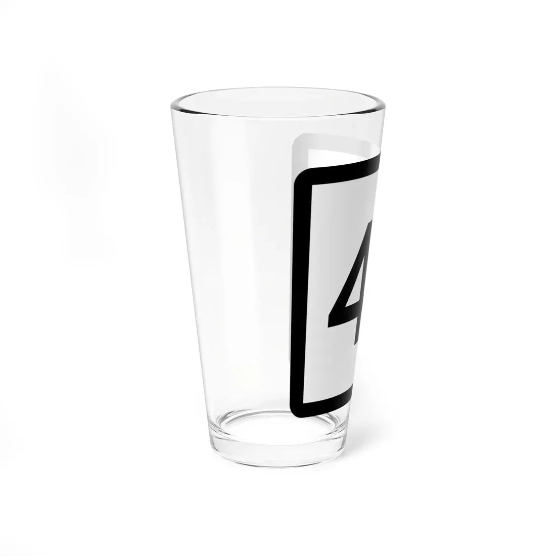 Connecticut Highway 47 (Connecticut) (Road Sign) Pint Glass 16oz - Go Mug Yourself
