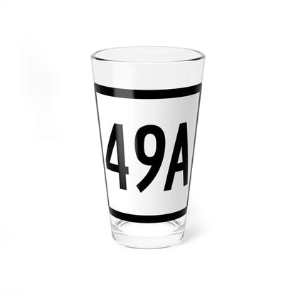 Connecticut Highway 49A (Connecticut) (Road Sign) Pint Glass 16oz 16oz - Go Mug Yourself