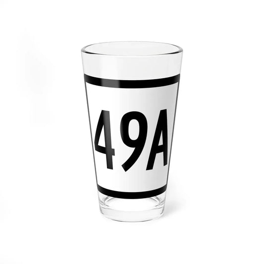 Connecticut Highway 49A (Connecticut) (Road Sign) Pint Glass 16oz 16oz - Go Mug Yourself