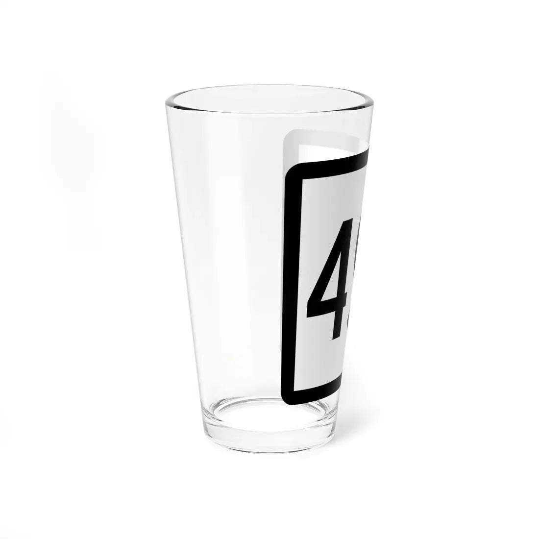 Connecticut Highway 49A (Connecticut) (Road Sign) Pint Glass 16oz - Go Mug Yourself