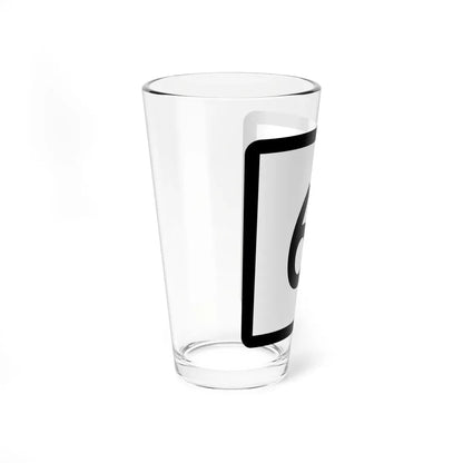 Connecticut Highway 61 (Connecticut) (Road Sign) Pint Glass 16oz - Go Mug Yourself