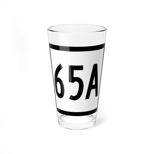 Connecticut Highway 65A (Connecticut) (Road Sign) Pint Glass 16oz 16oz - Go Mug Yourself