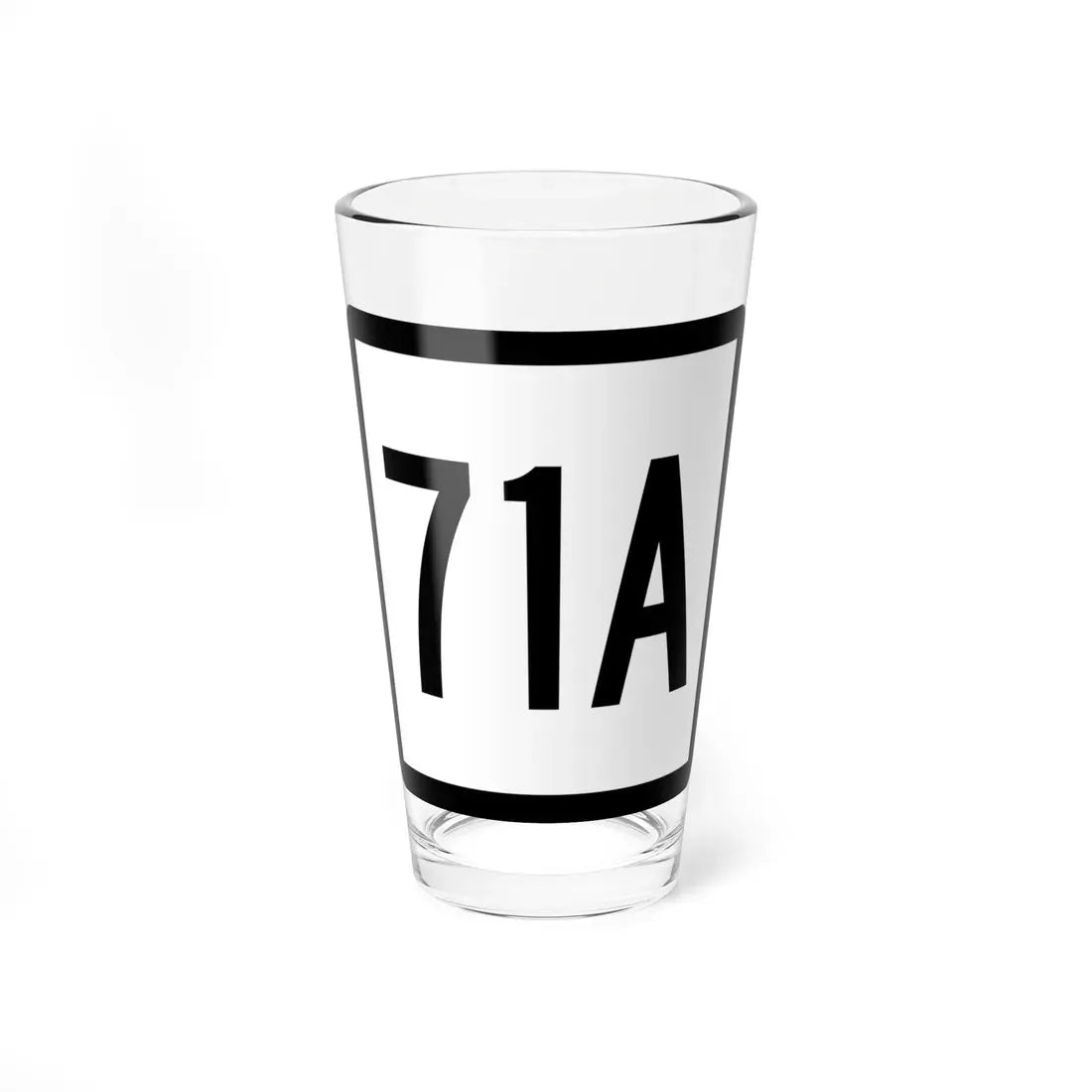 Connecticut Highway 71A (Connecticut) (Road Sign) Pint Glass 16oz 16oz - Go Mug Yourself