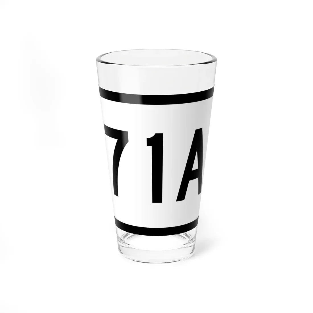 Connecticut Highway 71A wide (Connecticut) (Road Sign) Pint Glass 16oz 16oz - Go Mug Yourself