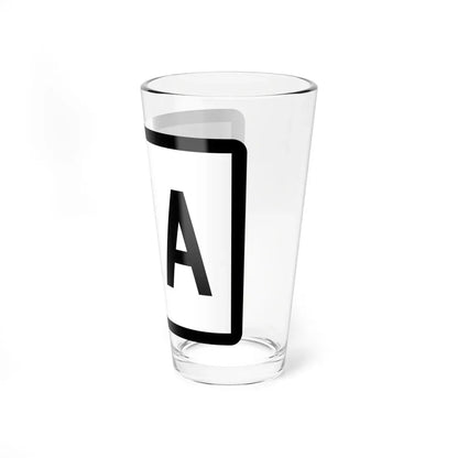 Connecticut Highway 71A wide (Connecticut) (Road Sign) Pint Glass 16oz - Go Mug Yourself