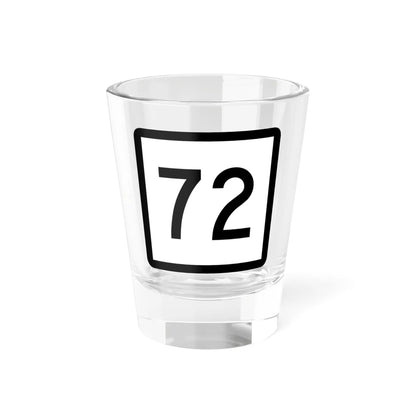 Connecticut Highway 72 (Connecticut) (Road Sign) Shot Glass 1.5oz 1.5oz - Go Mug Yourself