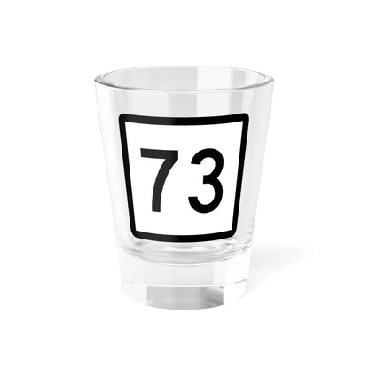 Connecticut Highway 73 (Connecticut) (Road Sign) Shot Glass 1.5oz 1.5oz - Go Mug Yourself