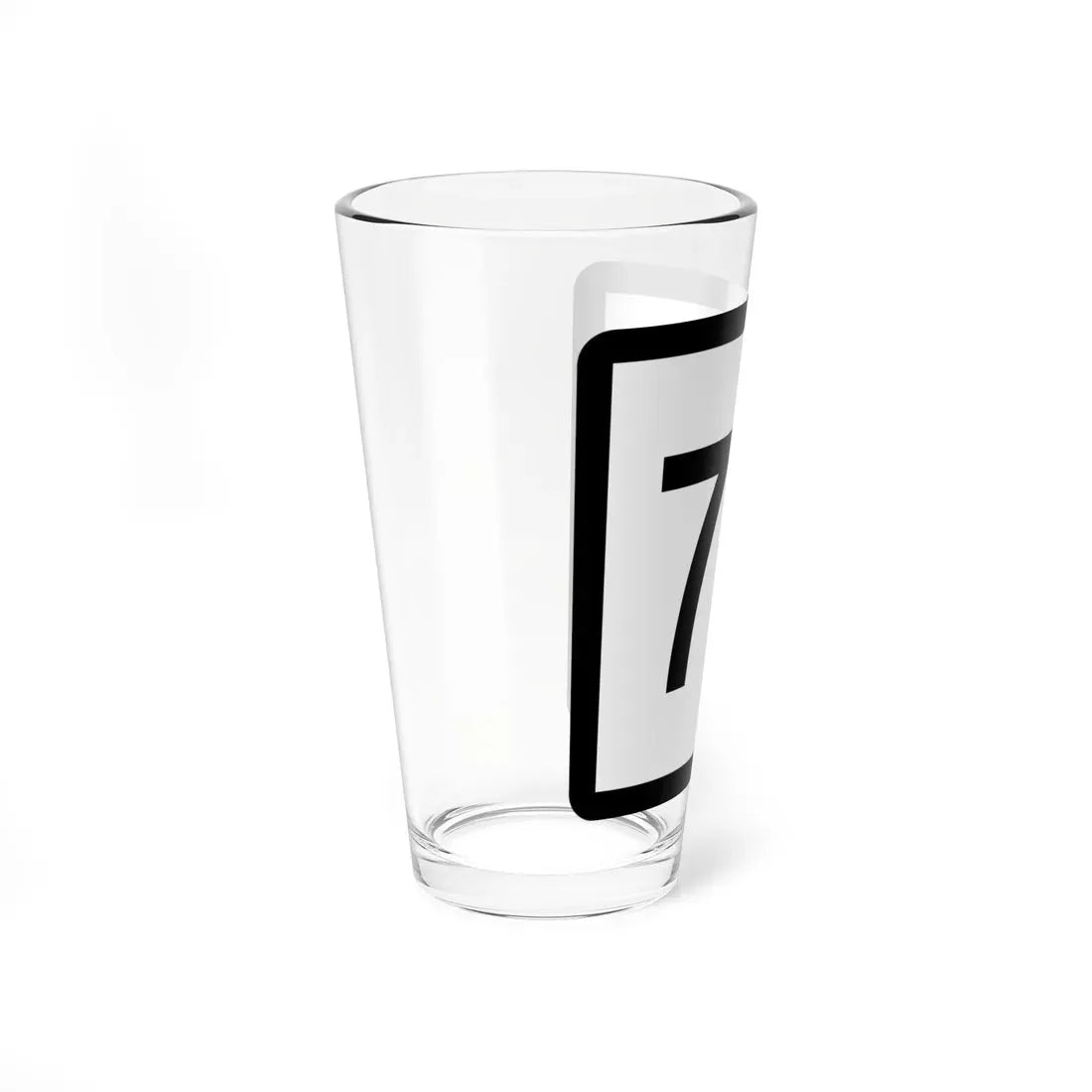 Connecticut Highway 75 (Connecticut) (Road Sign) Pint Glass 16oz - Go Mug Yourself