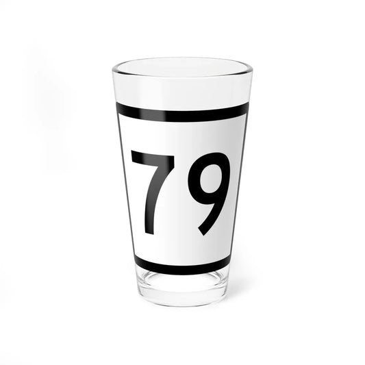 Connecticut Highway 79 (Connecticut) (Road Sign) Pint Glass 16oz 16oz - Go Mug Yourself