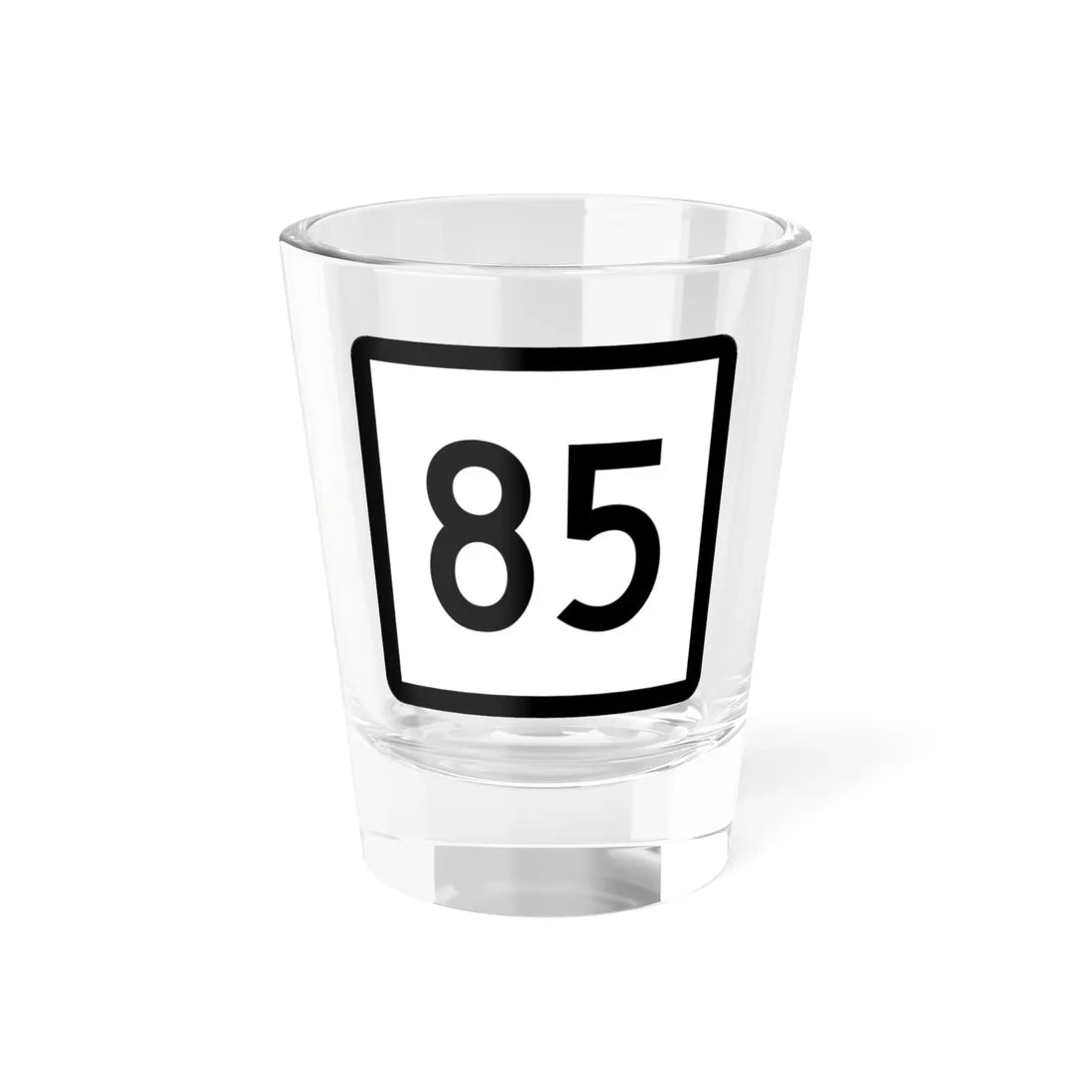 Connecticut Highway 85 (Connecticut) (Road Sign) Shot Glass 1.5oz 1.5oz - Go Mug Yourself