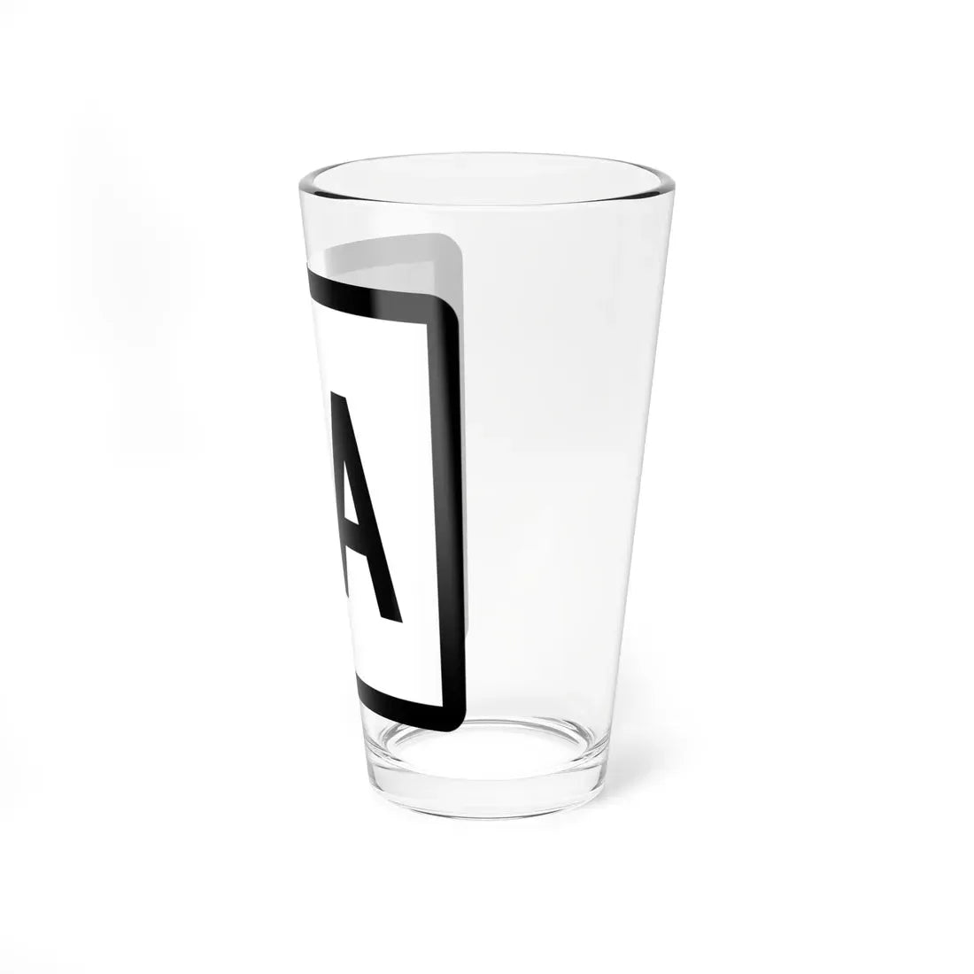 Connecticut Highway 8A (Connecticut) (Road Sign) Pint Glass 16oz - Go Mug Yourself