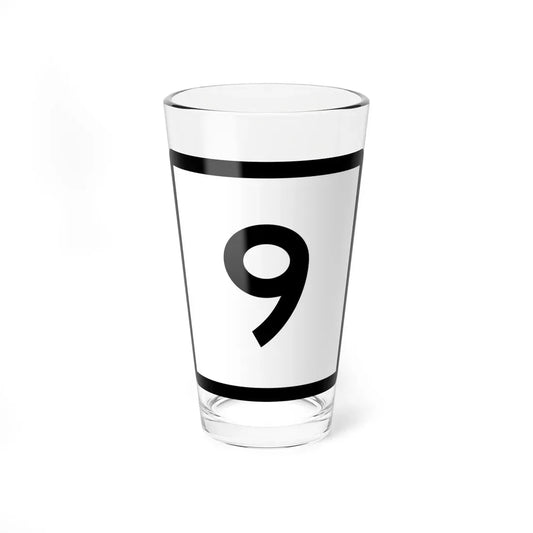 Connecticut Highway 9 (Connecticut) (Road Sign) Pint Glass 16oz 16oz - Go Mug Yourself