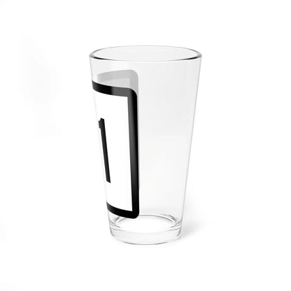 Connecticut Highway 91 (Connecticut) (Road Sign) Pint Glass 16oz - Go Mug Yourself