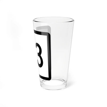 Connecticut Highway 93 (Connecticut) (Road Sign) Pint Glass 16oz - Go Mug Yourself