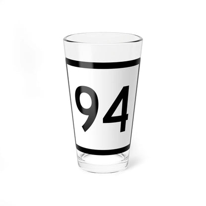 Connecticut Highway 94 (Connecticut) (Road Sign) Pint Glass 16oz 16oz - Go Mug Yourself