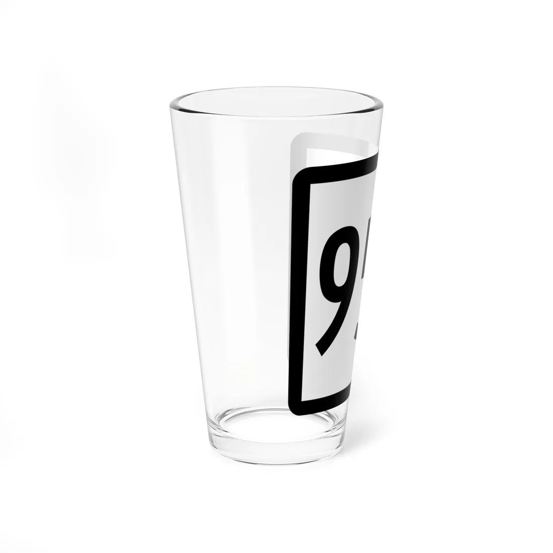 Connecticut Highway 95A (Connecticut) (Road Sign) Pint Glass 16oz - Go Mug Yourself