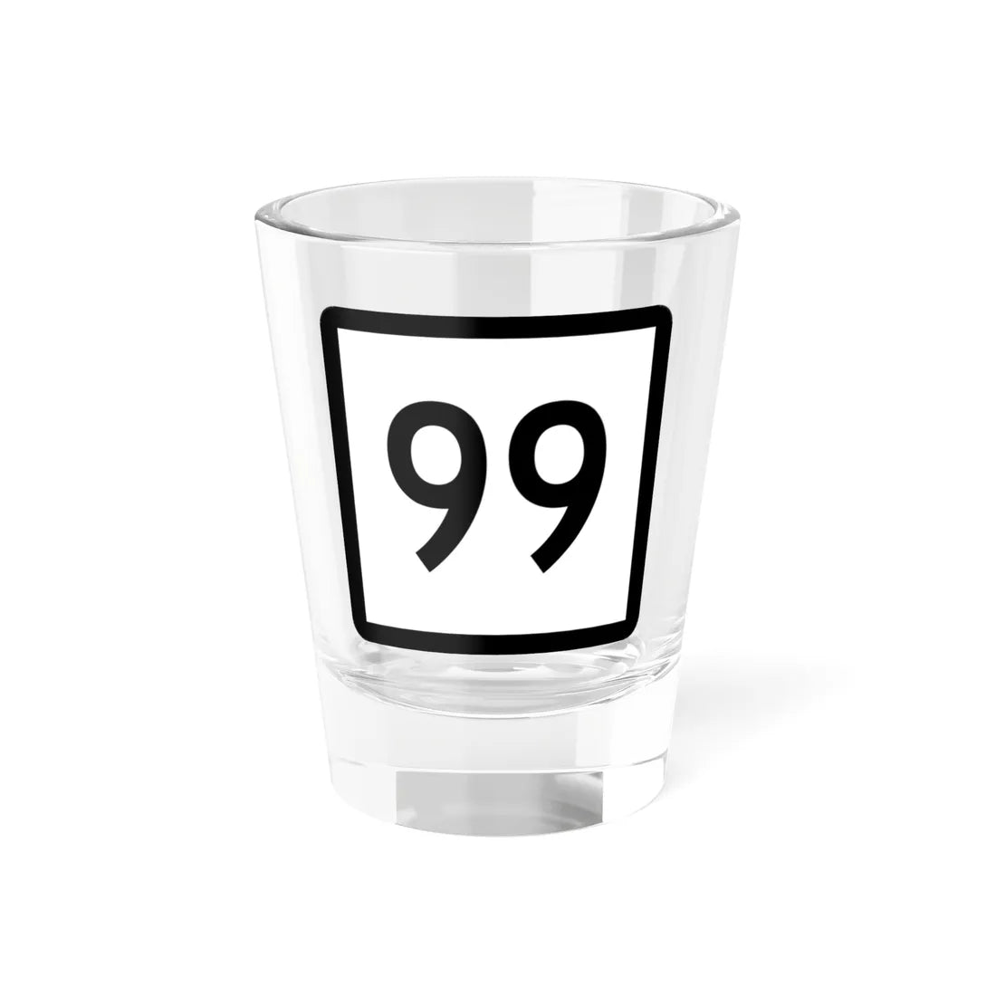 Connecticut Highway 99 (Connecticut) (Road Sign) Shot Glass 1.5oz 1.5oz - Go Mug Yourself