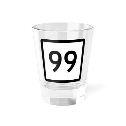Connecticut Highway 99 (Connecticut) (Road Sign) Shot Glass 1.5oz 1.5oz - Go Mug Yourself
