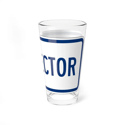 Connector plate South Carolina (South Carolina) (Road Sign) Pint Glass 16oz - Go Mug Yourself