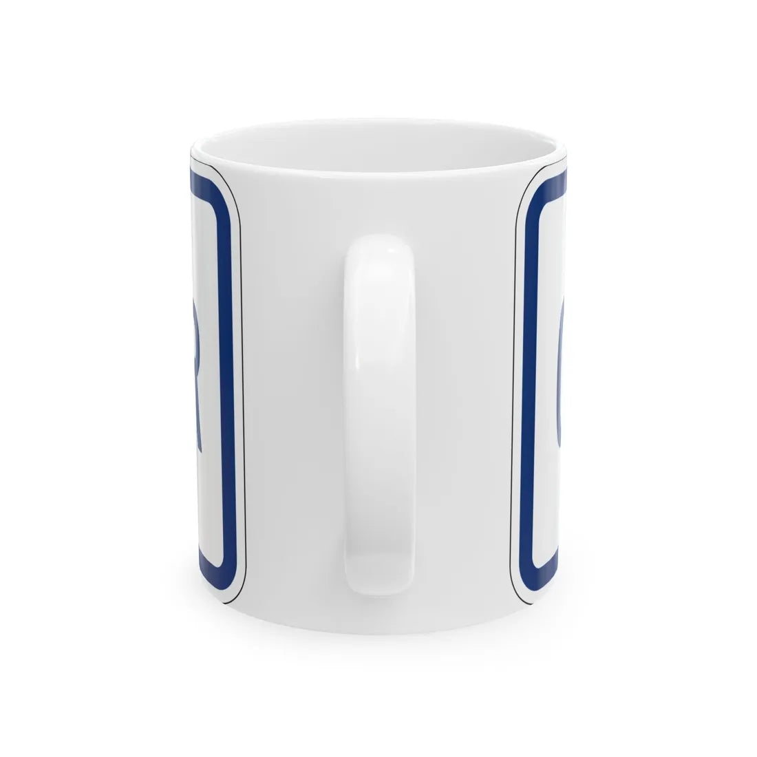 Connector plate South Carolina (South Carolina) (Road Sign) White Coffee Mug - Go Mug Yourself
